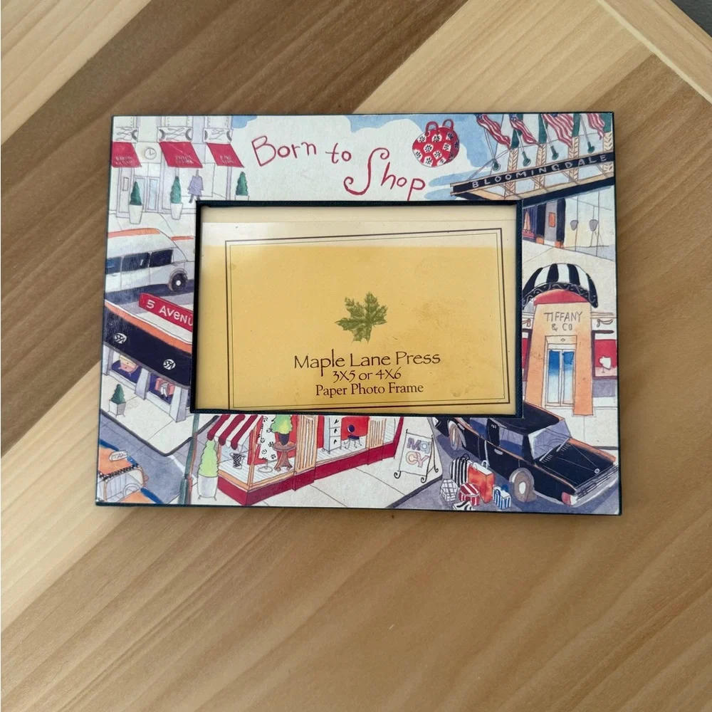 Born to Shop Paper Photo Frame